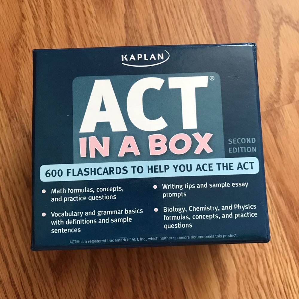 Kaplan ACT flashcards - Picture 2 of 2